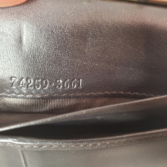 GUCCI Web Black GG Logo Pattern Agenda - Picture 2 of 6